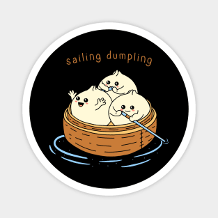 Happy Sailing Dumpling Magnet